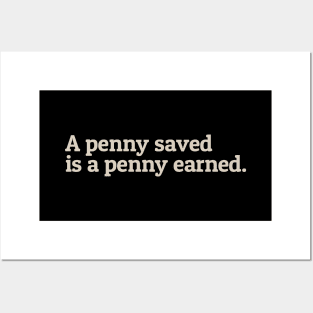 A Penny Saved Posters and Art